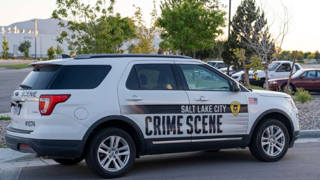 Salt Lake police arrested a man after they say he shot one of his employees in the leg and also shot out the tires on the employee's vehicle.