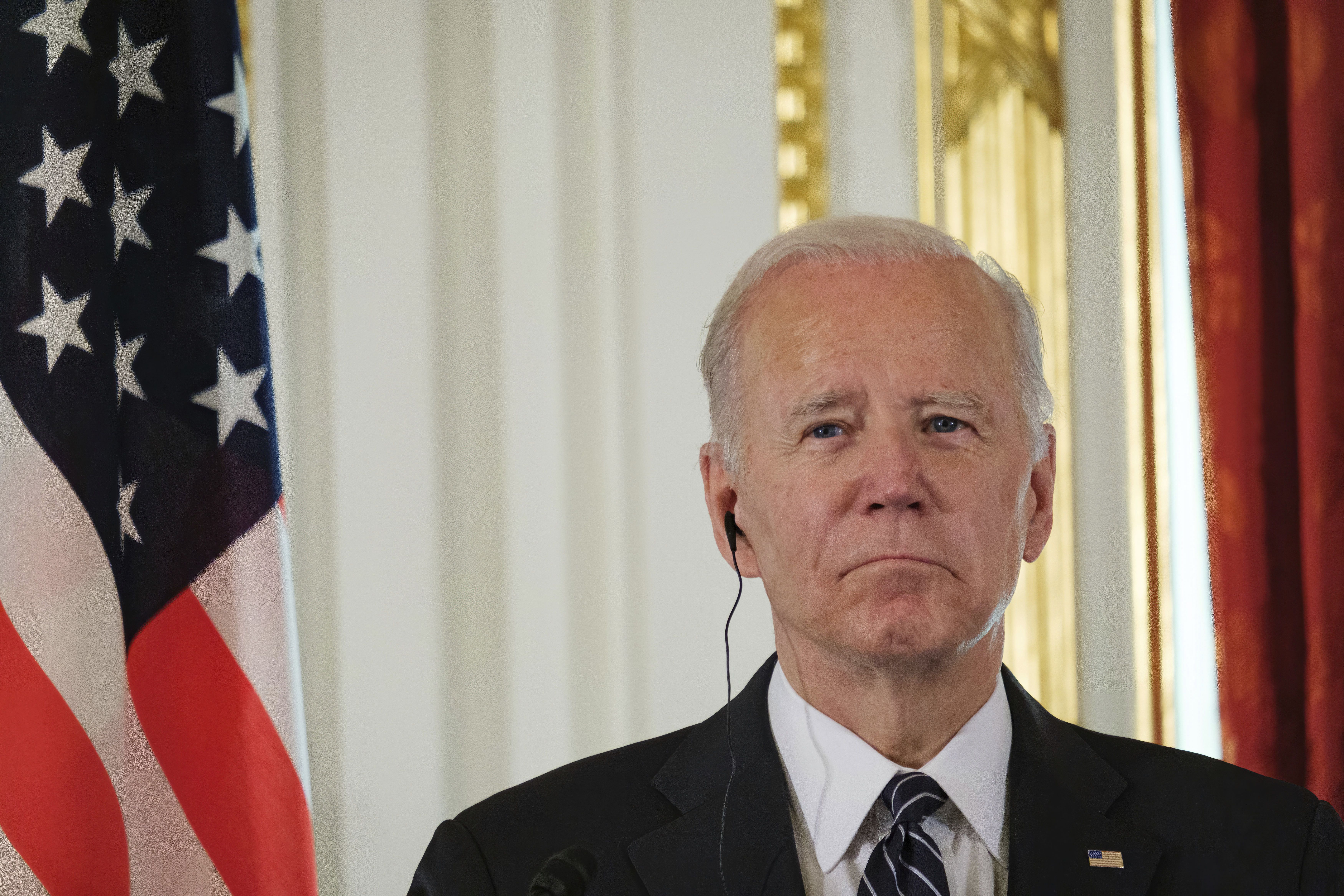 U.S. President Joe Biden attends a press conference with Japan’s Prime Minister Fumio Kishida at Akasaka Palace state guest house in Tokyo, Monday. Biden is well known for making off-the-cuff comments. Was his recent declaration that the U.S. is willing to defend Taiwan militarily from China yet another presidential gaffe? Or a strategic message telling China not to mess around?