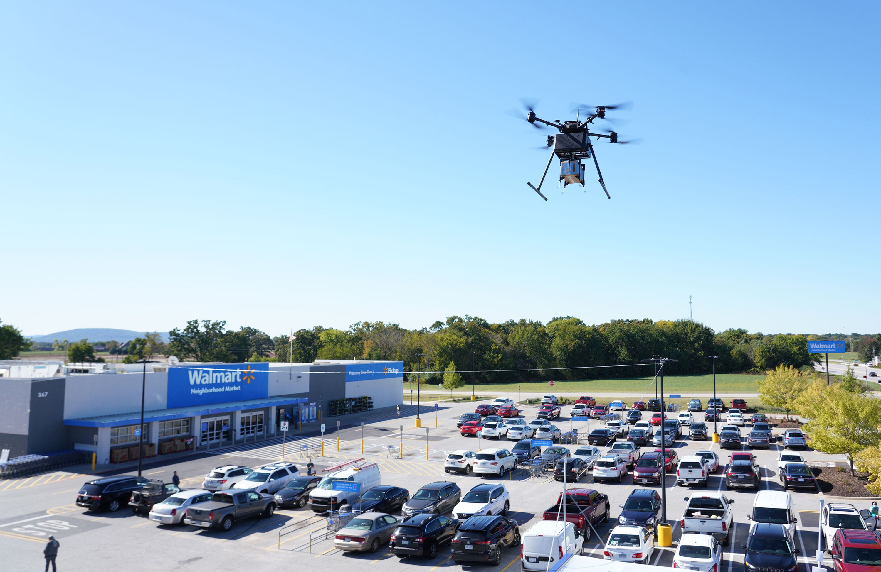 Walmart announced Tuesday that Salt Lake City is among 34 sites across the U.S. where drone deliveries will begin this year.