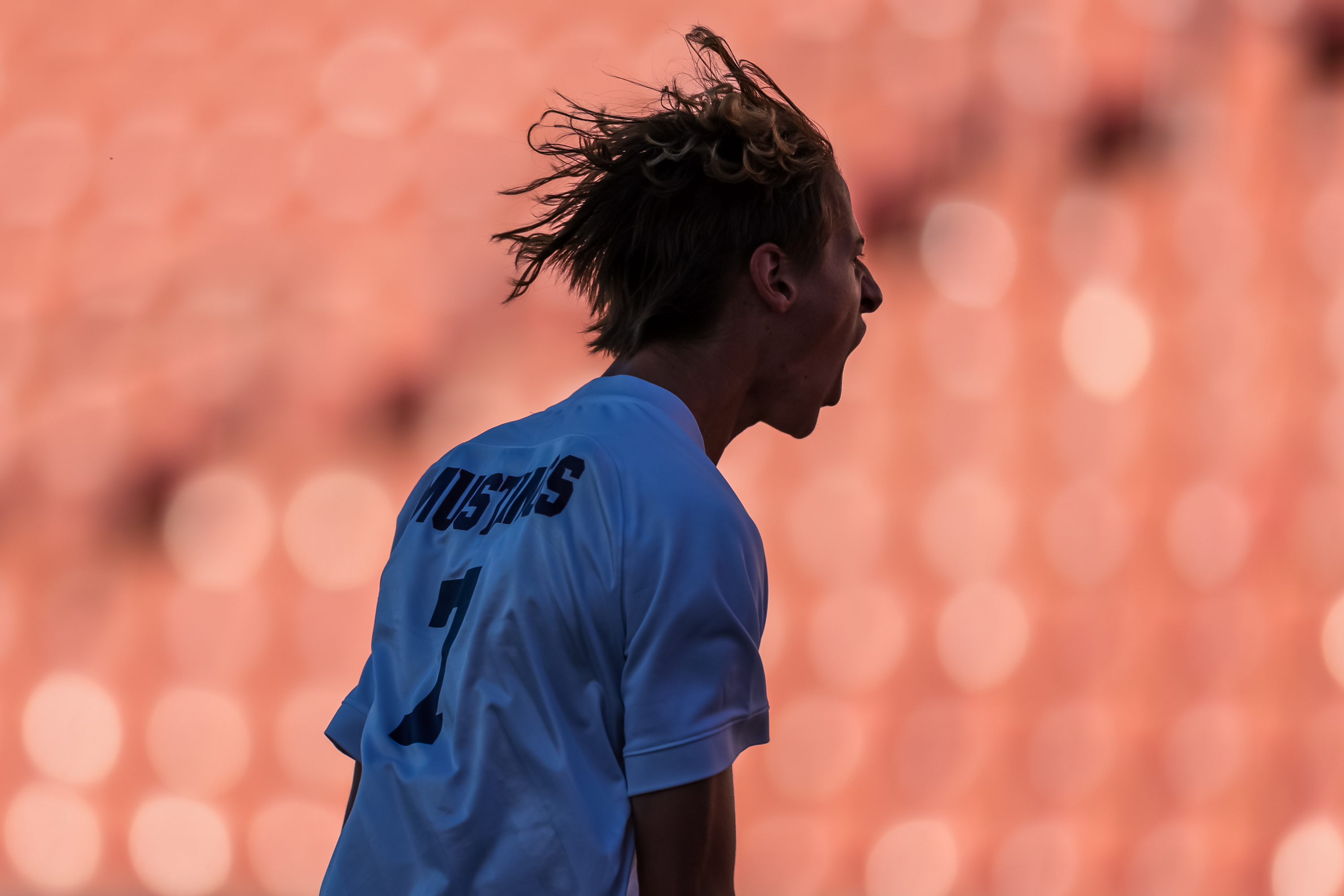 Herriman’s Trevor Walk celebrates after kicking the game-winning goal with mere seconds on the clock in the 6A boys soccer state championship against Davis at Rio Tinto Stadium in Sandy on Wednesday, May 25, 2022.
