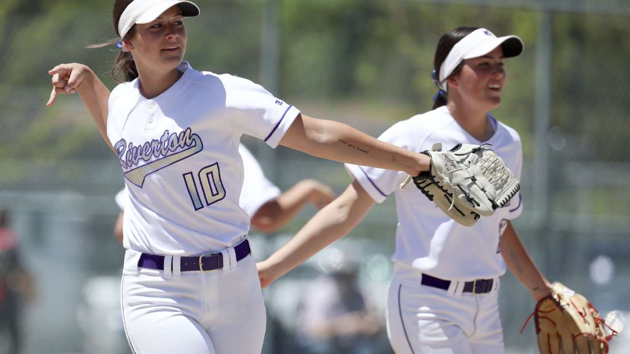 Riverton and Fremont compete in the 6A softball state championships at the Cottonwood Complex in Millcreek on Wednesday, May 25, 2022.