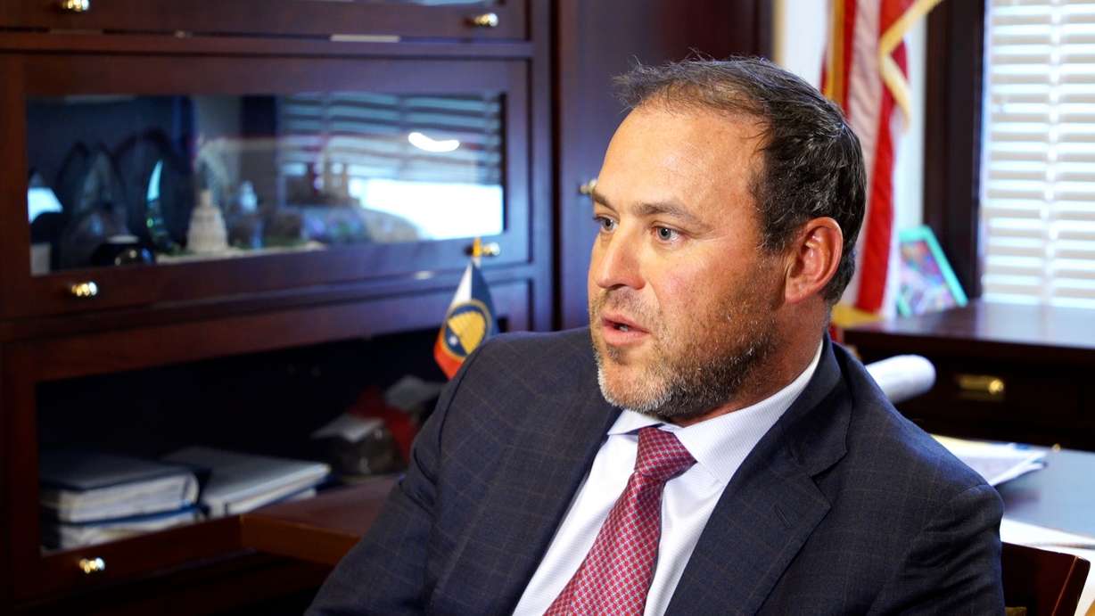 Utah House Majority Leader Mike Schultz, R-Hooper, says the deal with opioid companies comes with a guaranteed payout, but a trial might end differently.