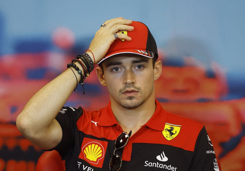 Formula One F1 - Monaco Grand Prix - Circuit de Monaco, Monte Carlo, Monaco - May 27, 2022 Ferrari's Charles Leclerc during a press conference