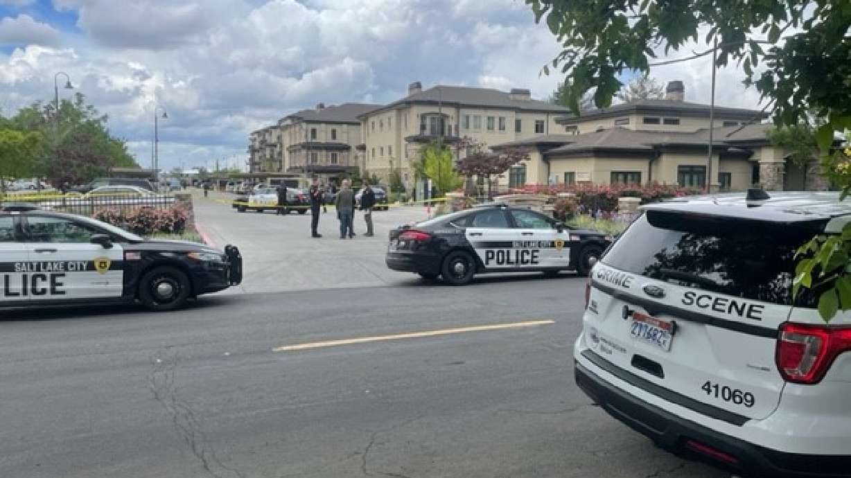 Police say one person was killed at an apartment complex near 1800 South and West Temple in Salt Lake City on Sunday.