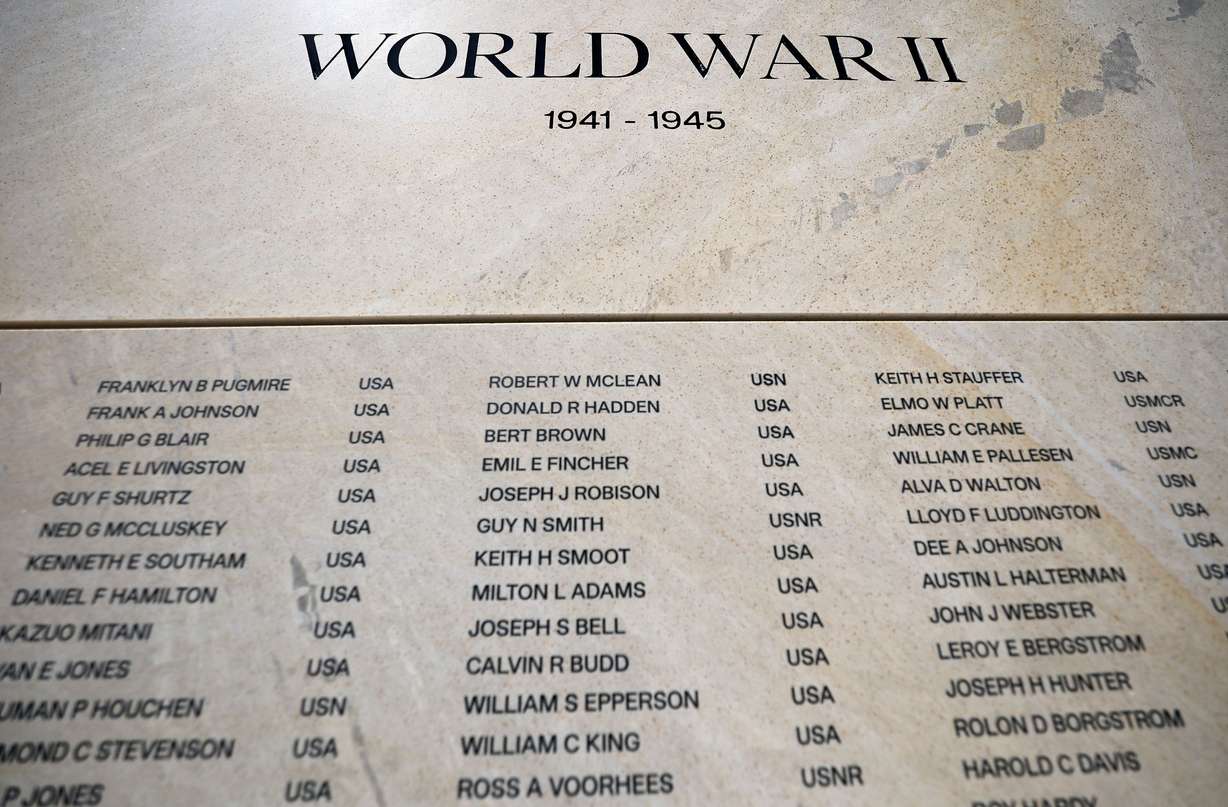 The Utah Veterans Memorial is pictured in West Valley City on May 18.