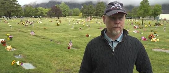 Troy Burnett talks to KSL on Monday. He helps tell stories of WWII veterans through storiesbehindthestars.org.