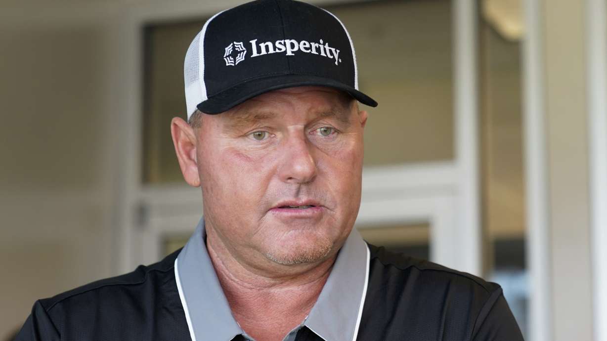 Roger Clemens, seven-time Cy Young Award winning pitcher, talks about his son Kody Clemens, who is to make his debut with the Detroit Tigers in the major leagues against the Minnesota Twins in Detroit, Tuesday, May 31, 2022.