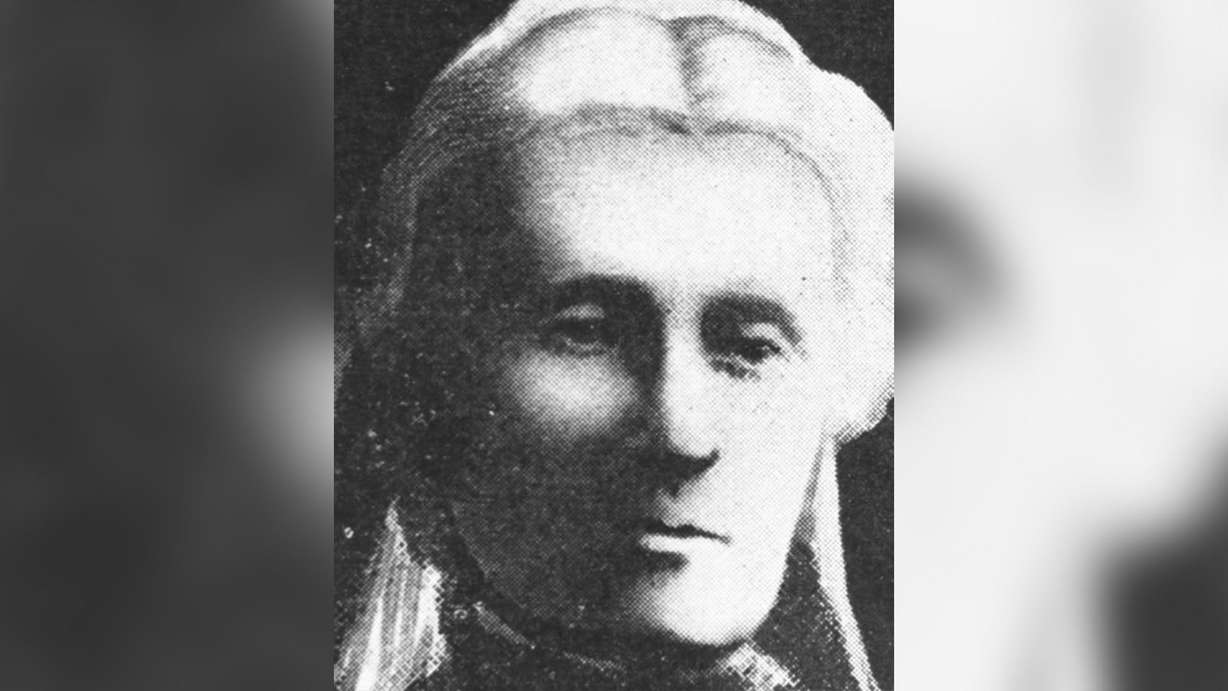 A portrait photo of Emma J. McVicker taken in 1900 after she was named the Utah state superintendent of public schools. McVicker was the first woman appointed to the role in the state's history.