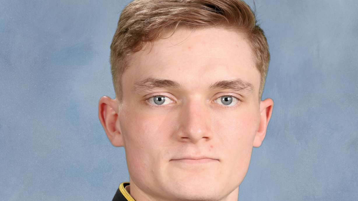 Midshipman 1st Class Taylor Connors, a 24-year-old Utah native, is pictured.