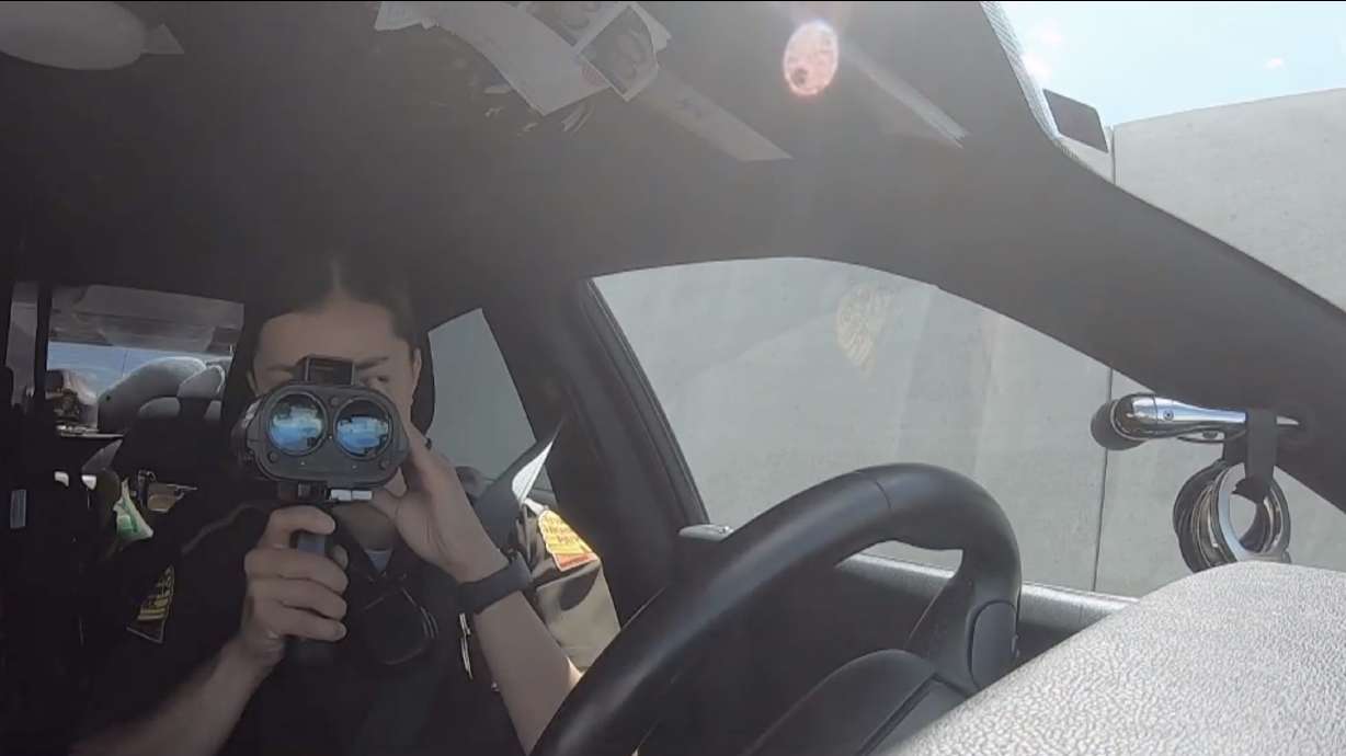 A man who claimed he was going home from work Wednesday was arrested after the Utah Highway Patrol reported he was going 125 mph on I-15.