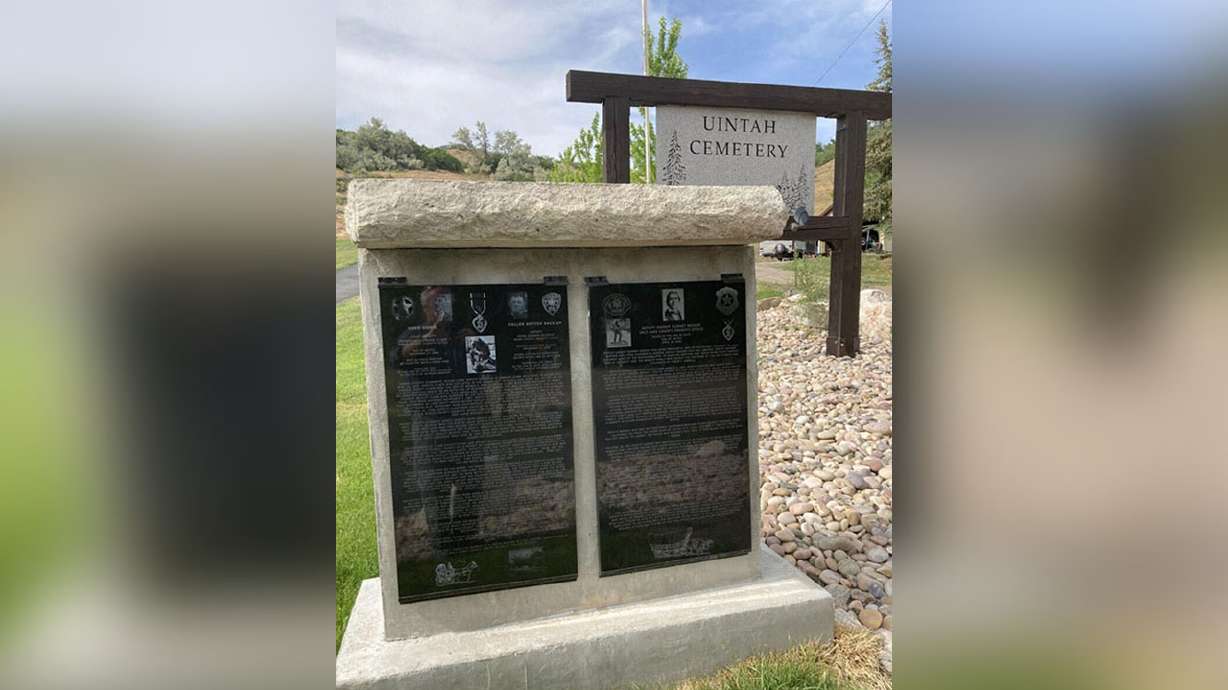 A new memorial is set to be unveiled Friday evening at the Uintah City Cemetery in Weber County to commemorate two sheriff's deputies who died in the area over 100 years ago.