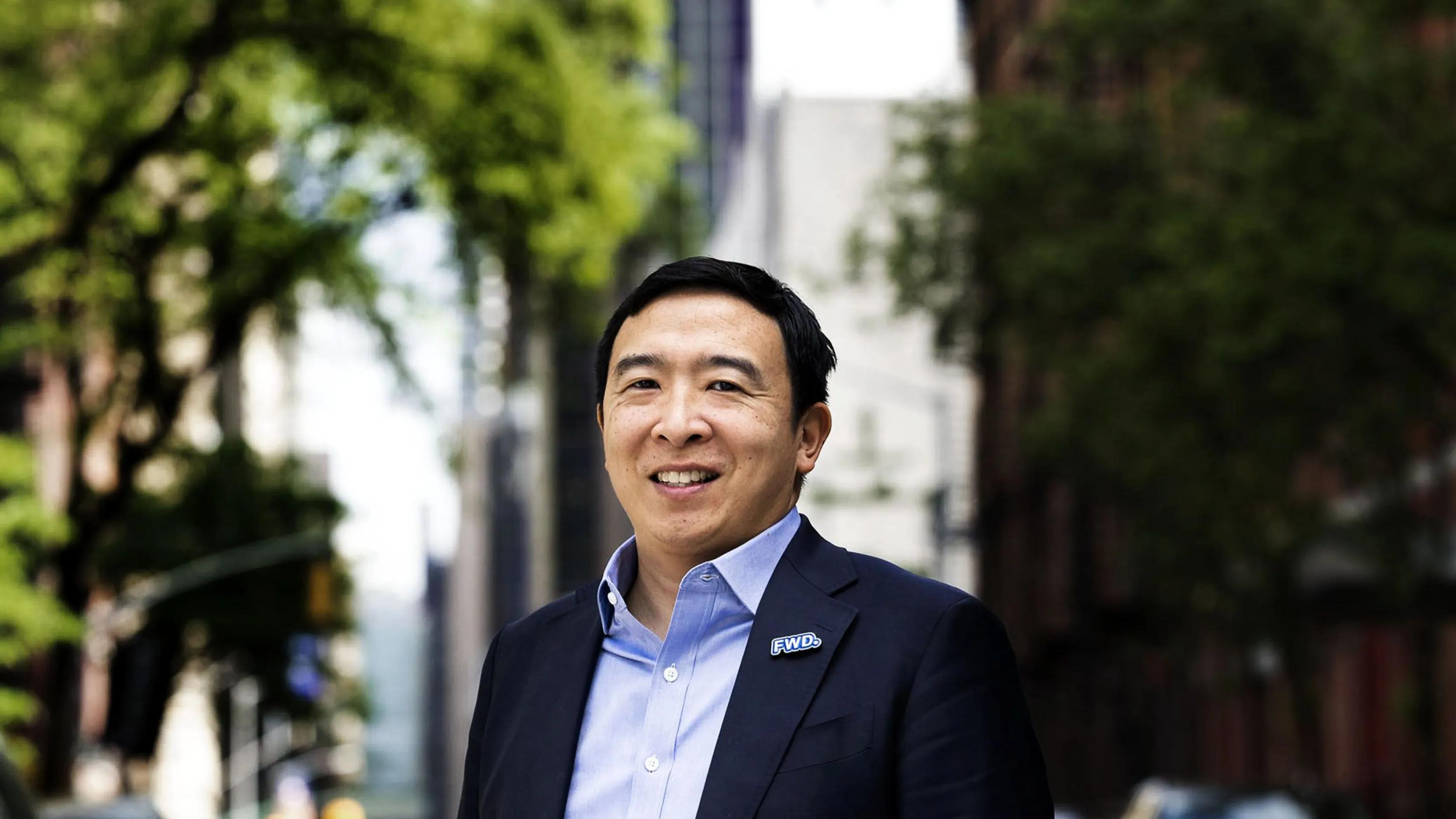 Andrew Yang, founder of the Forward Party and former presidential candidate, is photographed in New York City on Tuesday, May 17.