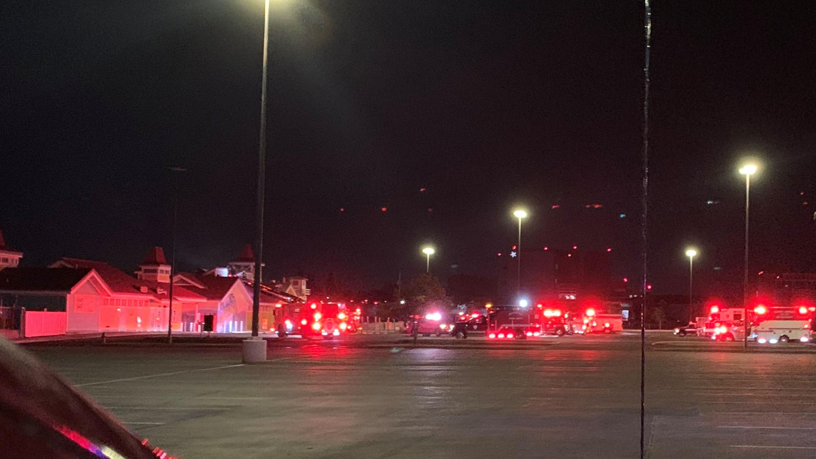 Firefighters respond to a fire at Cowabunga Bay Water Park in Draper Saturday morning. The water park has temporarily closed as a result of the blaze.