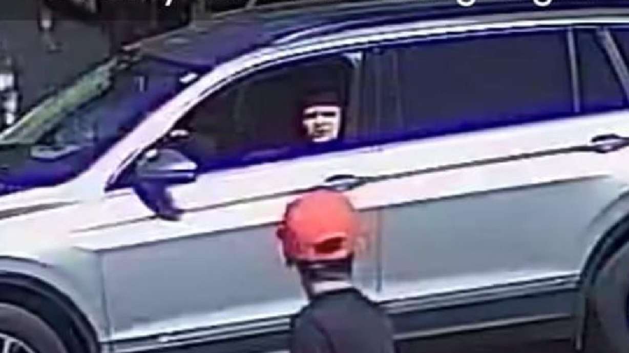 Police are asking for help locating a man seen in this vehicle who they say recently attempted to lure two children into his car in Sandy.
