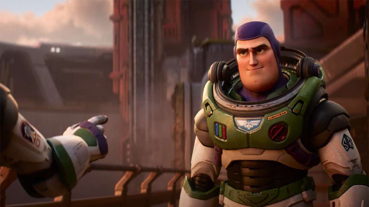 "Lightyear" features Chris Evans as the voice of Buzz Lightyear.