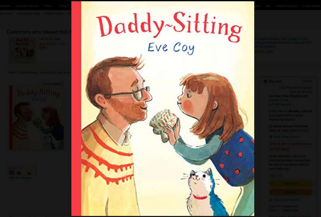 "Daddy-Sitting" written by Eve Coy.