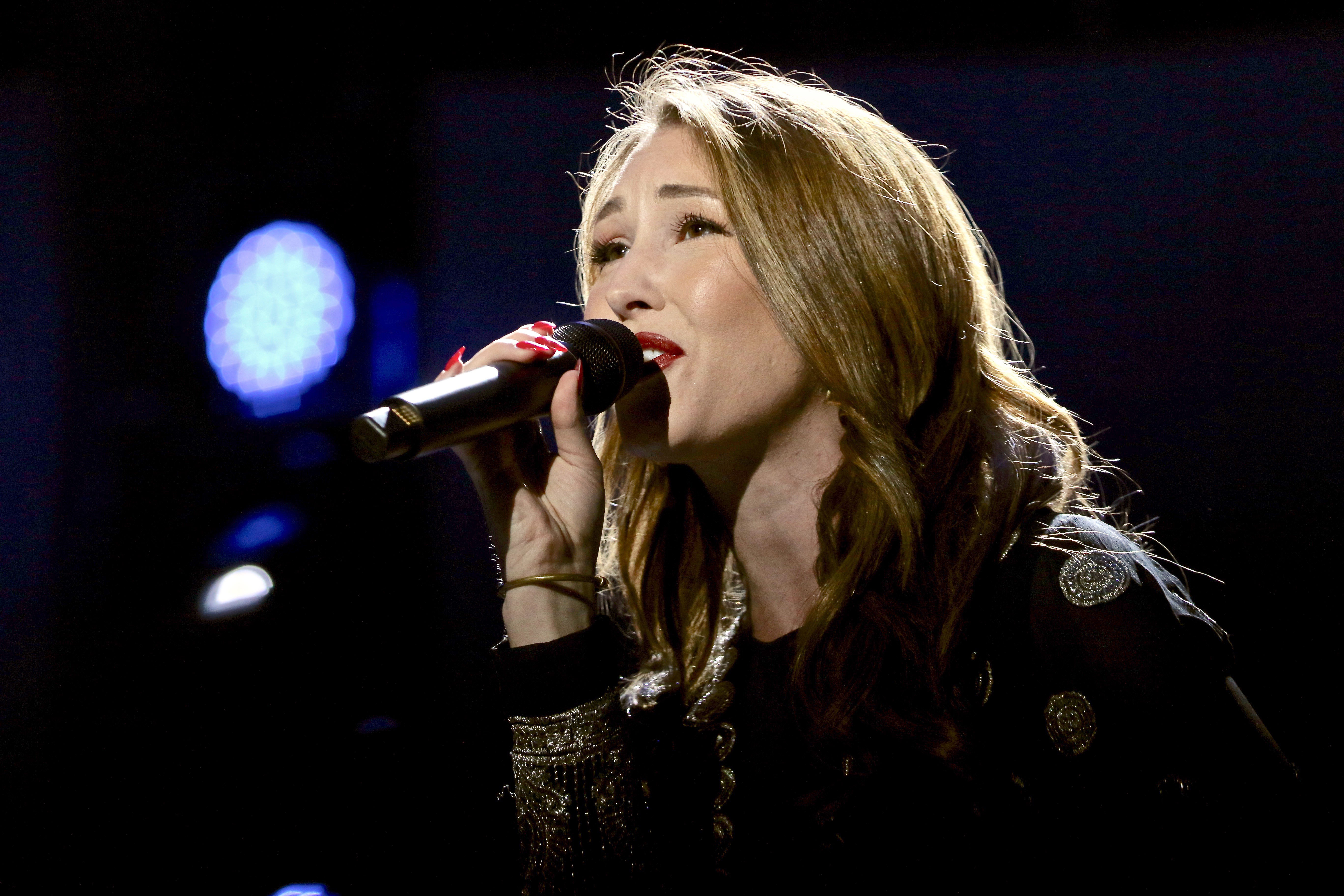 Singer Loren Allred performs at the Yamaha All-Star Concert during the 2019 NAMM Show at Anaheim Convention Center on Jan. 25, 2019 in Anaheim, California.