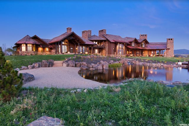 A 160-acre estate in Wolf Creek Ranch is for sale in Heber City, Utah for $27.5 million.