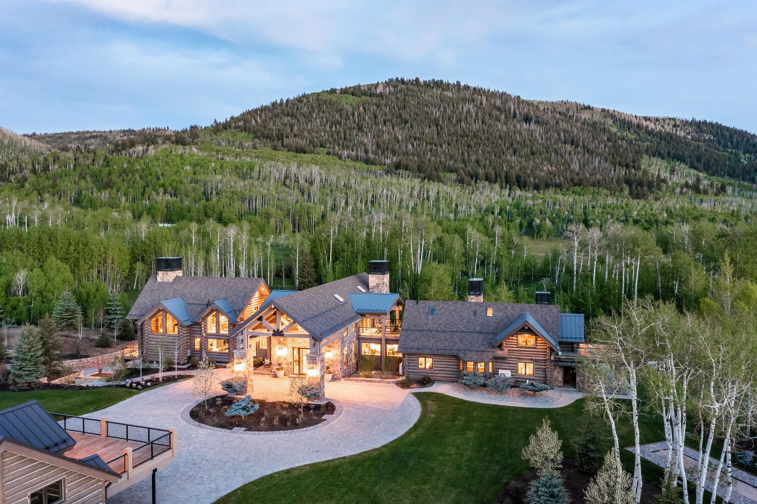 This 12,377-square-foot mountain estate in Woodland, Utah is for sale for $25.9 million.