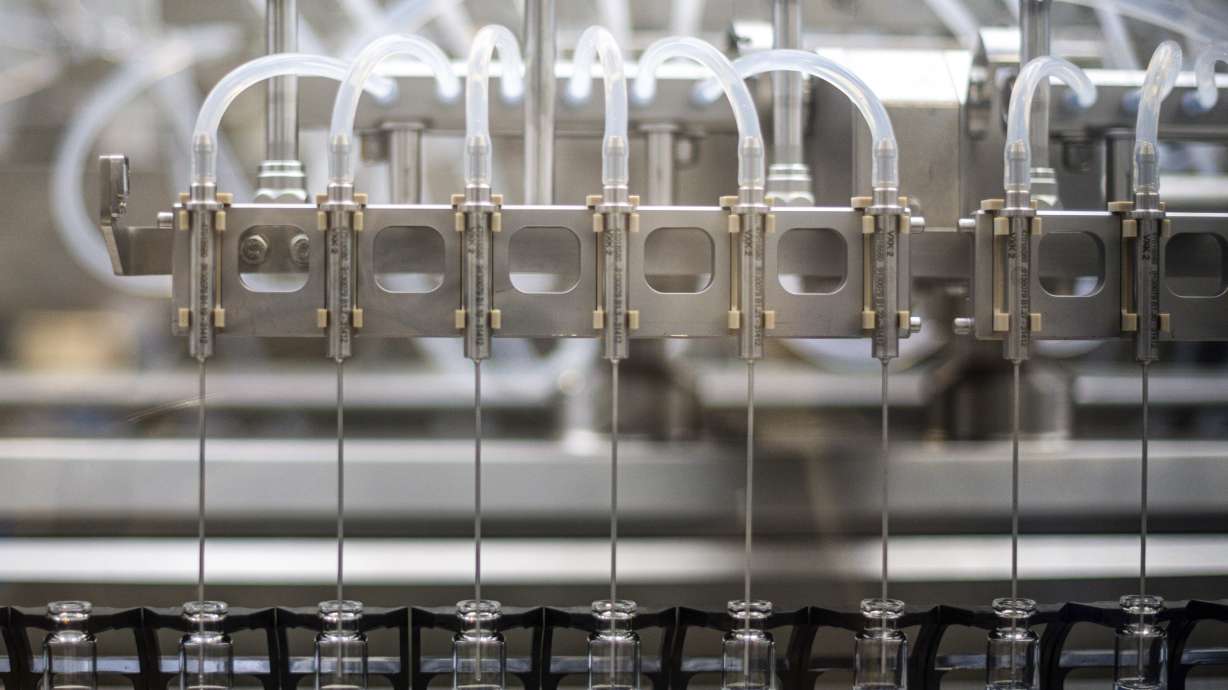 Production of the Pfizer's COVID-19 vaccine for children under 5 in Puurs, Belgium. U.S. regulators on Saturday authorized the first COVID-19 shots for infants and preschoolers, paving the way for vaccinations to begin next week.