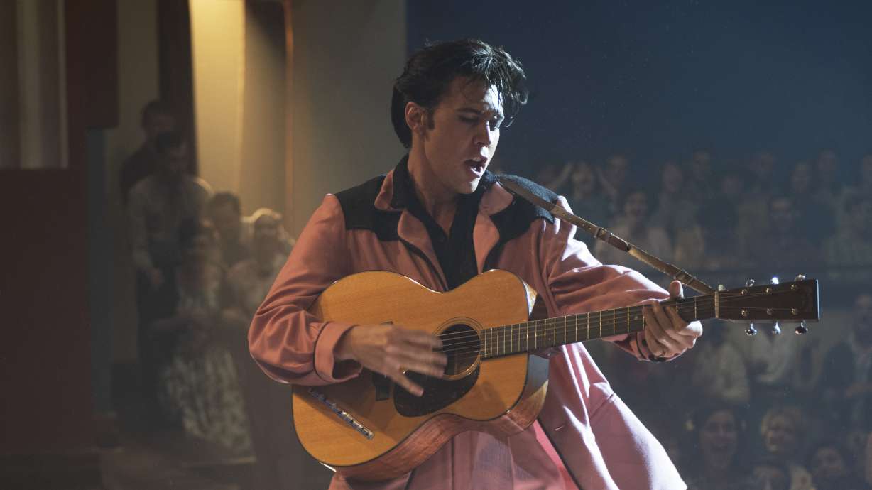 This image released by Warner Bros. Pictures shows Austin Butler in a scene from "Elvis."