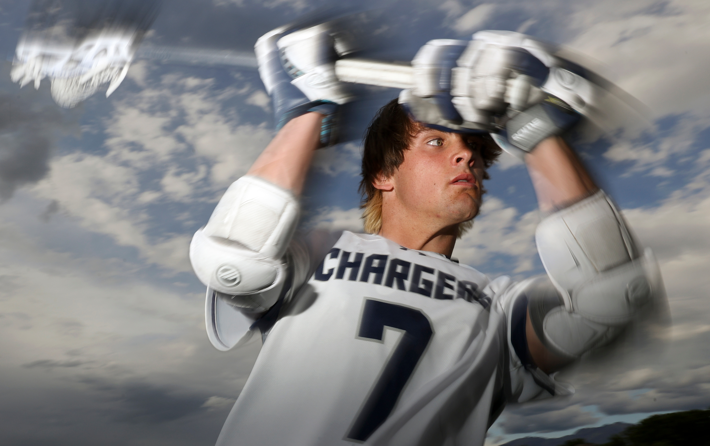 Mason Quick, Mr. Lacrosse, poses for a portrait at Corner Canyon High School in Draper on Monday, June 13, 2022.