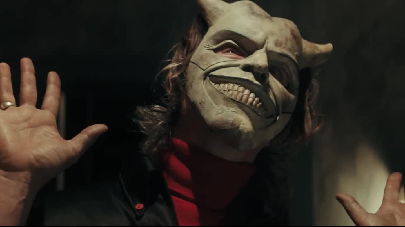 Ethan Hawke is "the Grabber" in Universal/Blumhouse's "The Black Phone," rated R, which opens Friday.