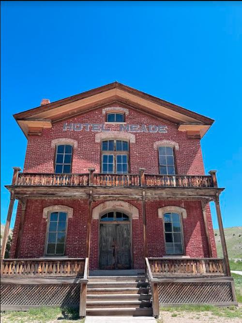 The majestic Hotel Meade is a highlight of Montana's Bannack State Park.