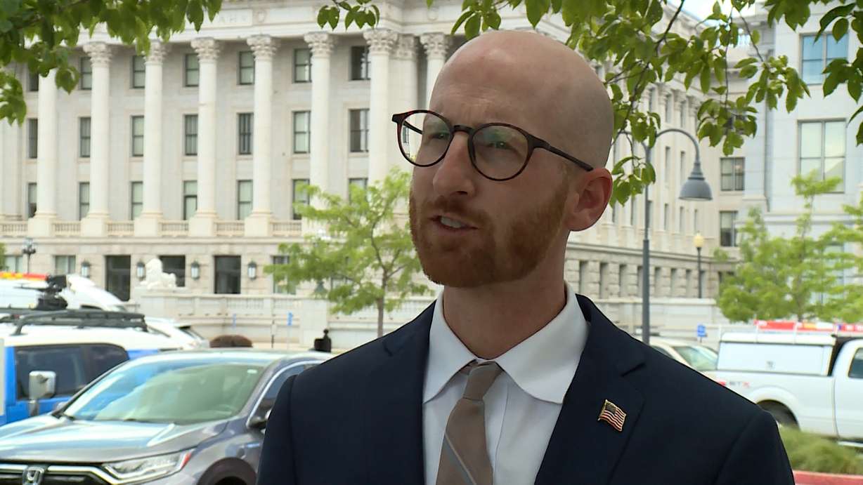 Sen. Derek Kitchen, D-Salt Lake City, speaks about preserving laws that govern same-sex marriage, contraception and others on Friday, June 24.