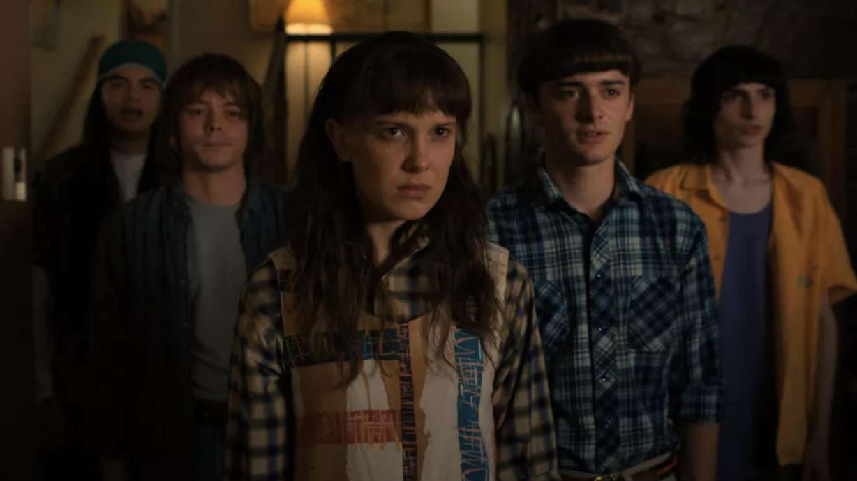 The gang investigates a new mystery in Stranger Things, Season 4, the most-watched show on Netflix.