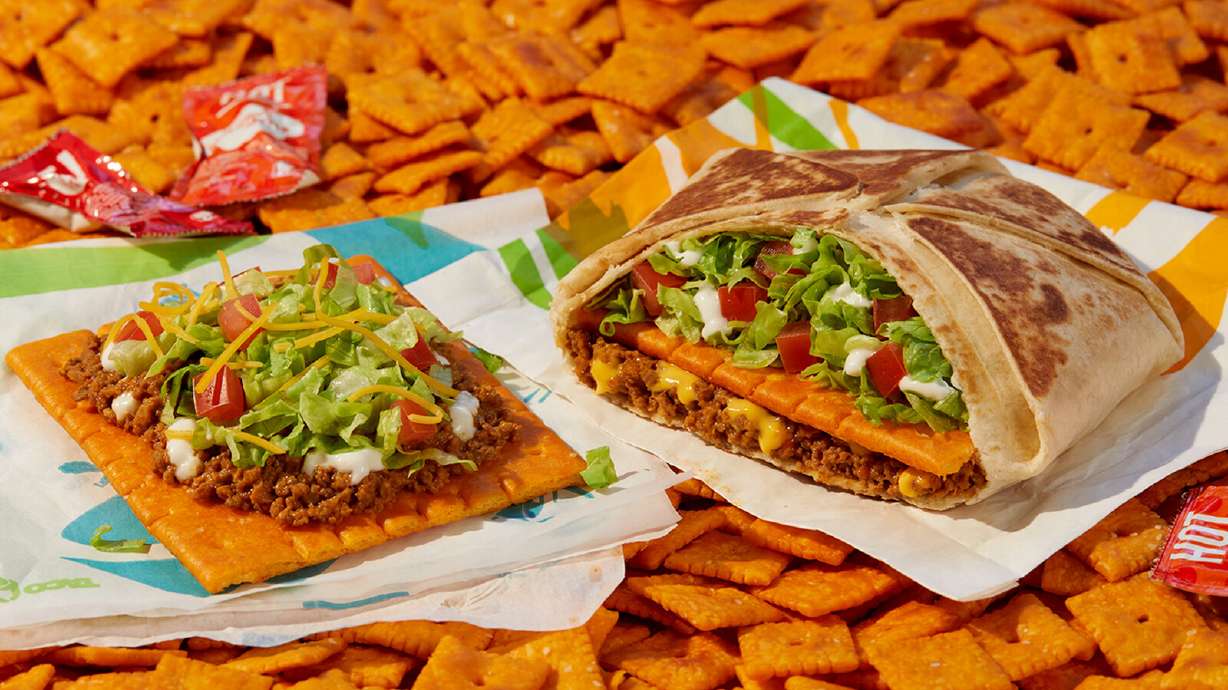 Taco Bell is testing a new menu item with a beloved snack food. The fast-food chain hopes the "Big Cheez-It Tostada" and "Big Cheez-It Crunchwrap Supreme" can replicate the success of its Doritos shells.