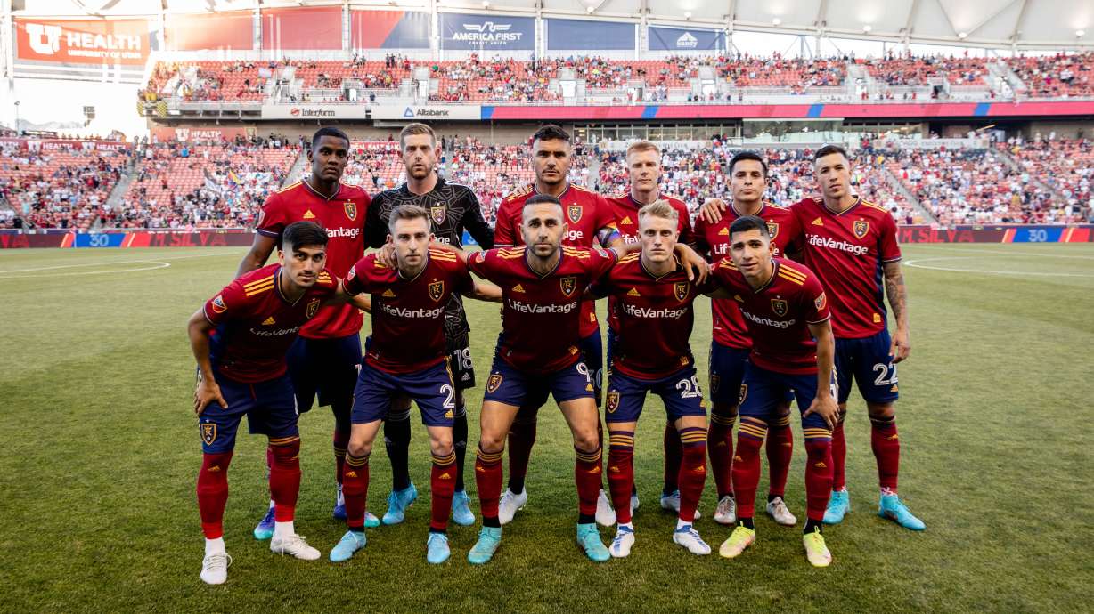 The starting lineup for RSL against Columbus Crew on June 25.