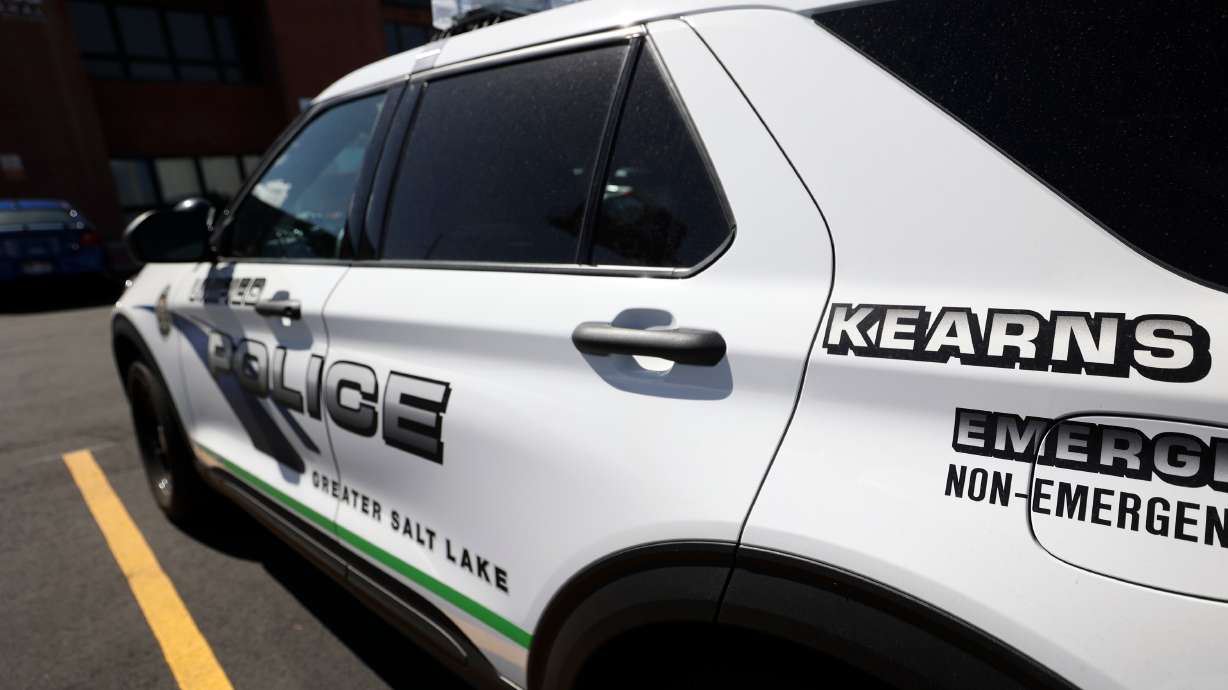 A 19-year-old man was arrested Wednesday and accused of shooting at his girlfriend and her 12-year-old brother in Kearns.