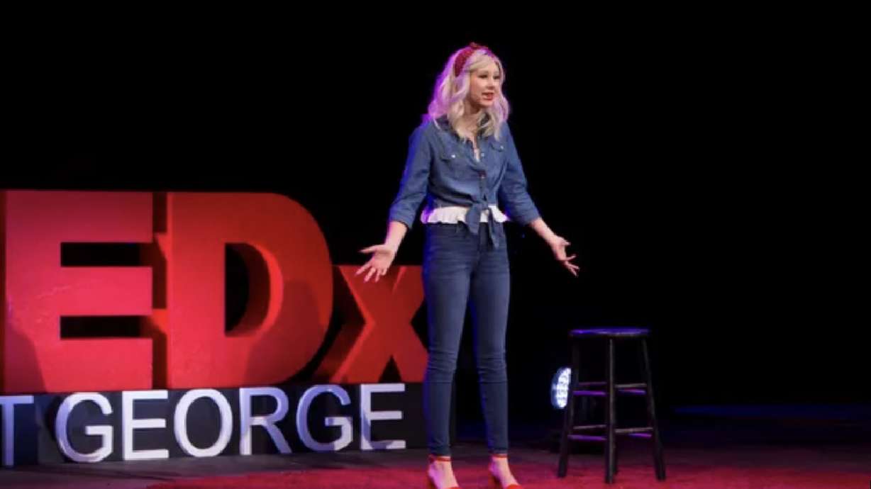 Speaking at TEDxSt.George on April 8, St. George resident Lucy Higgins, 16, tells her audience why the unfair comparison of women's images on social media needs to stop.