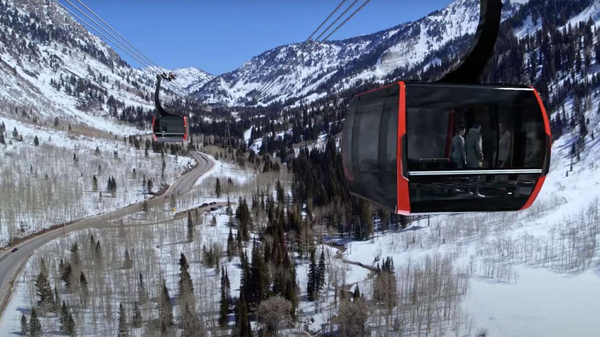 The Utah Department of Transportation released an animated video on June 29, 2021, that depicts what a gondola system would look like in Little Cottonwood Canyon. Opponents say maintenance, inflation, a Superfund site and earthquake mitigation could turn the estimated $592 million gondola into a $1 billion project.