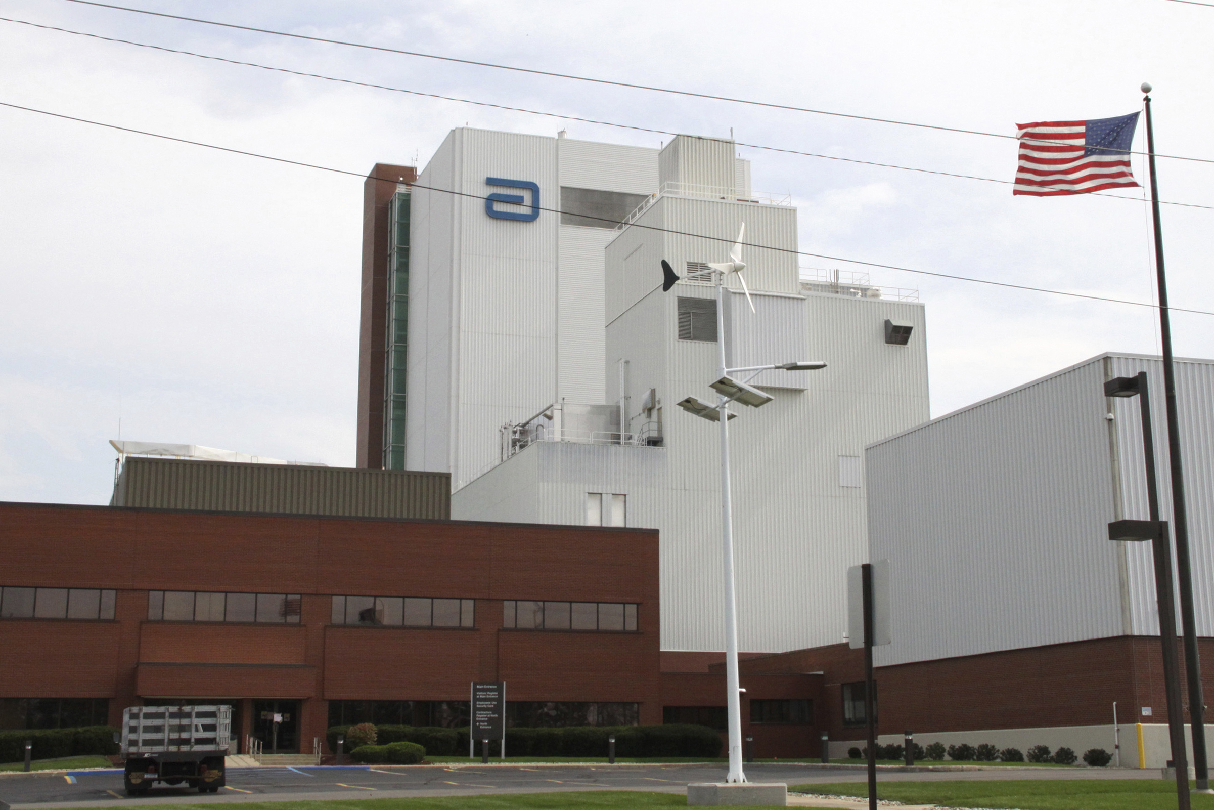 An Abbott Laboratories manufacturing plant is shown in Sturgis, Mich., on Sept. 23, 2010.  Production of baby formula has resumed at the Abbott Nutrition factory in Michigan whose February shutdown over contamination contributed to a national shortage, a company spokesman said.
