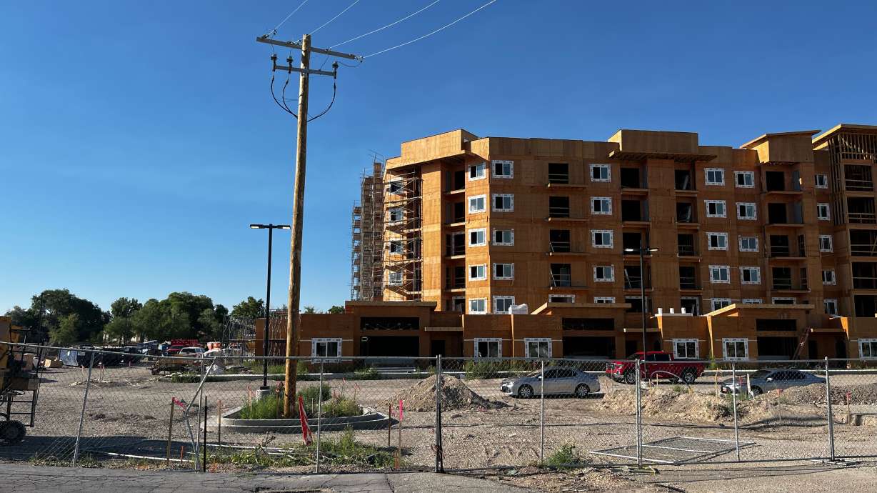 One firefighter was taken by medical helicopter and two other firefighters and one civilian were injured after what officials said was a construction site accident in West Valley City Monday afternoon.