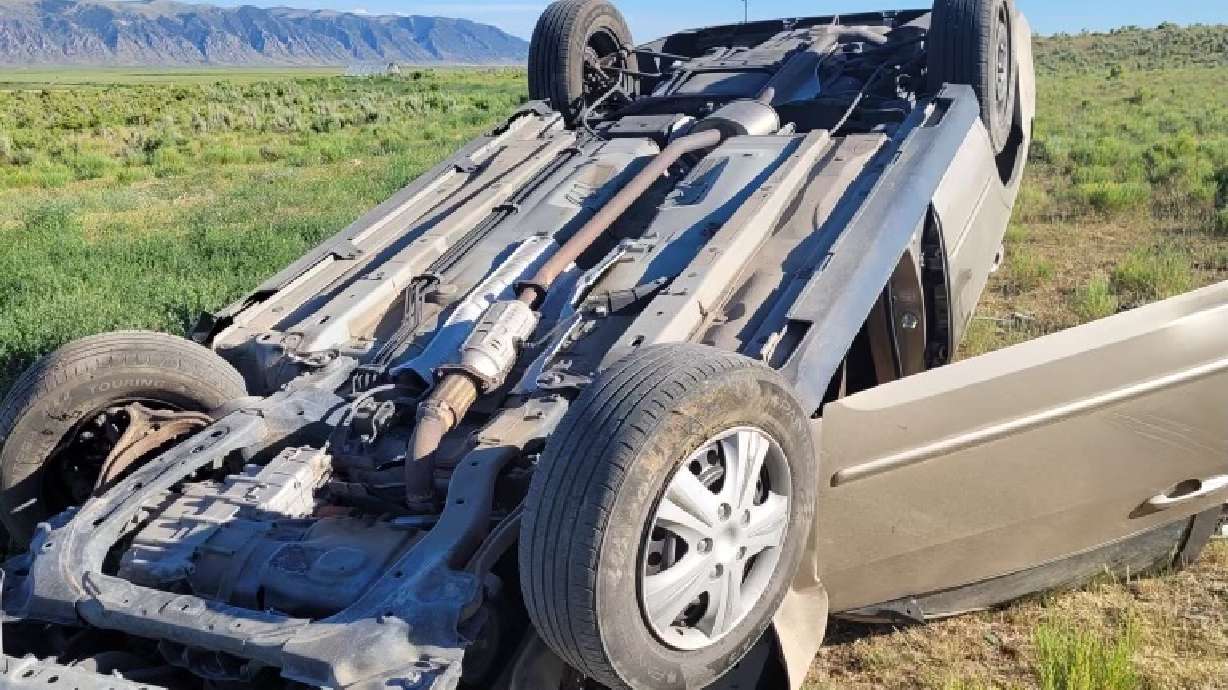 A 21-year-old man is dead after rolling his car on state Route 16 in Rich County on Sunday.