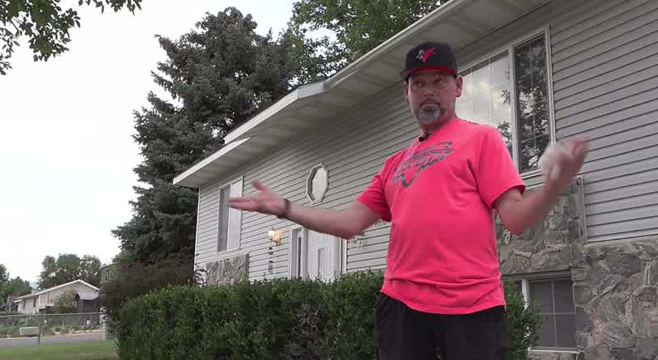 Doug Smith talks to KSL-TV Tuesday, July 12, 2022. He helped a motorist whose car caught on fire.