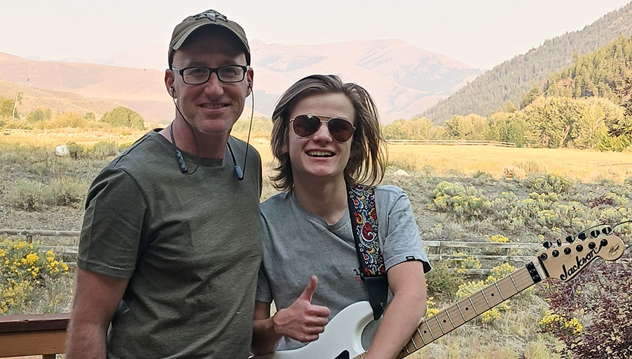 Neal Humphrey, left, and his son Cooper Humphrey were killed in a plane crash in Idaho.