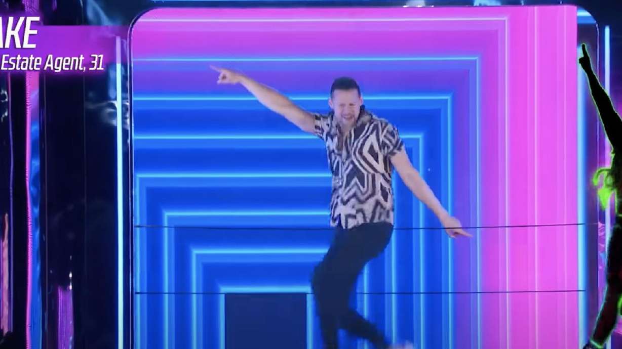 Jake Taylor-Baumann performs on NBC's "Dancing with Myself" on June 21.