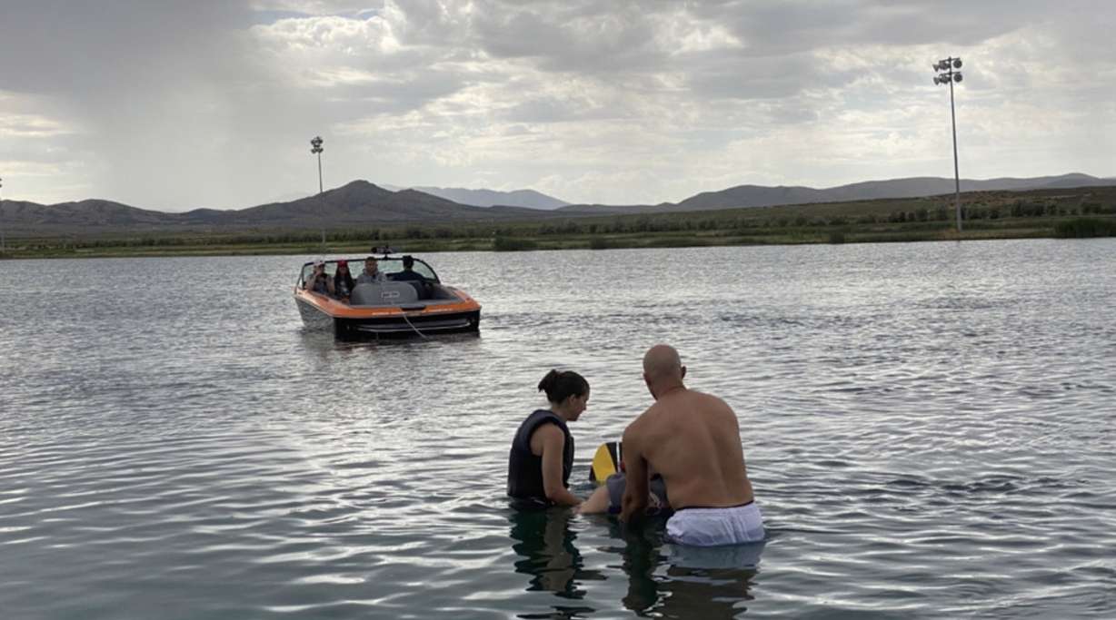 Think of the most thrilling day you've had recently. That's the kind of day that 10 people with neurological disabilities had out behind a ski boat in Tooele County on Thursday.