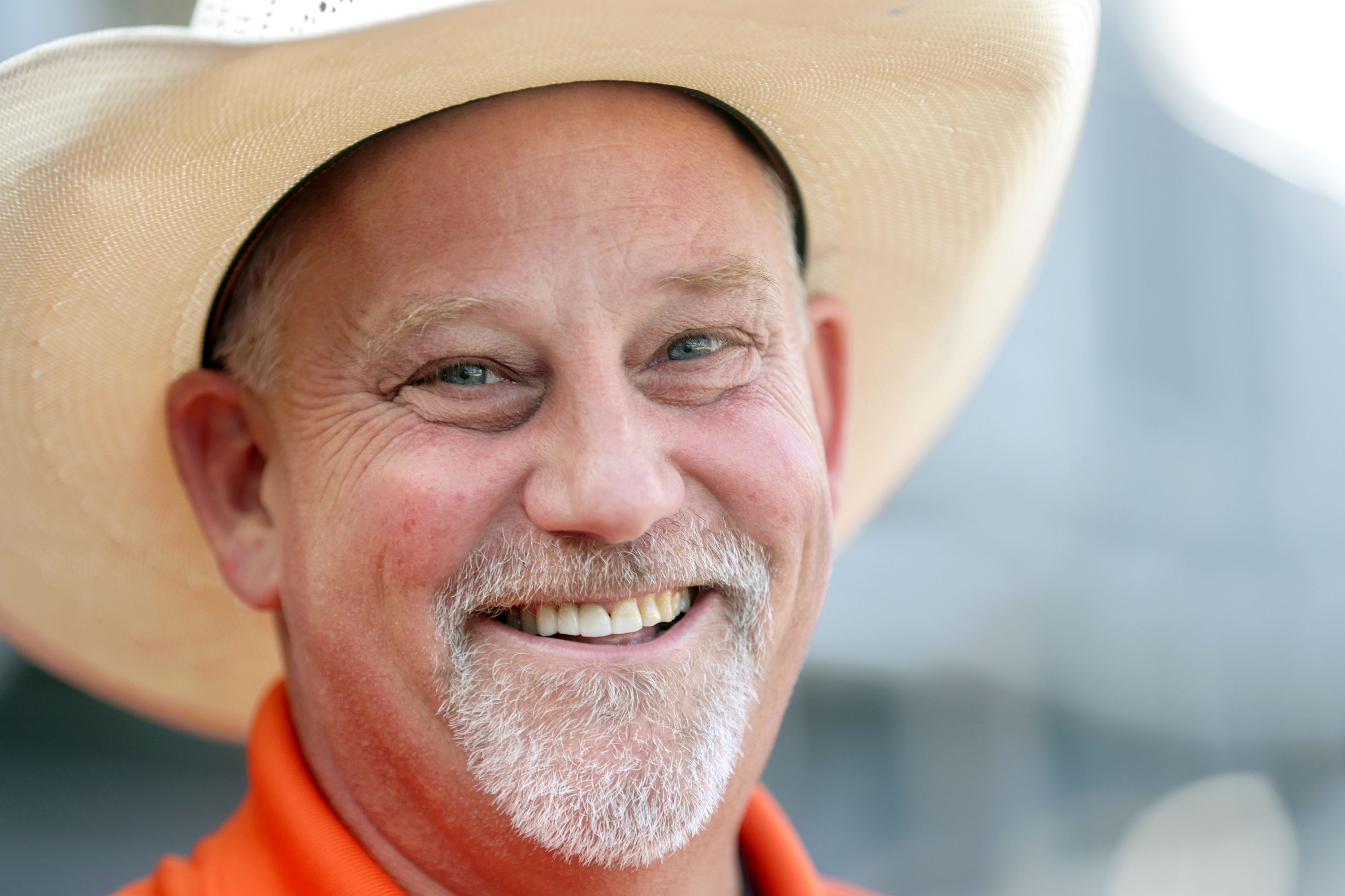 Tommy Joe Lucia, Days of ’47 Rodeo general manager, poses for a portrait at the Utah State Fairpark in Salt Lake City on July 1.