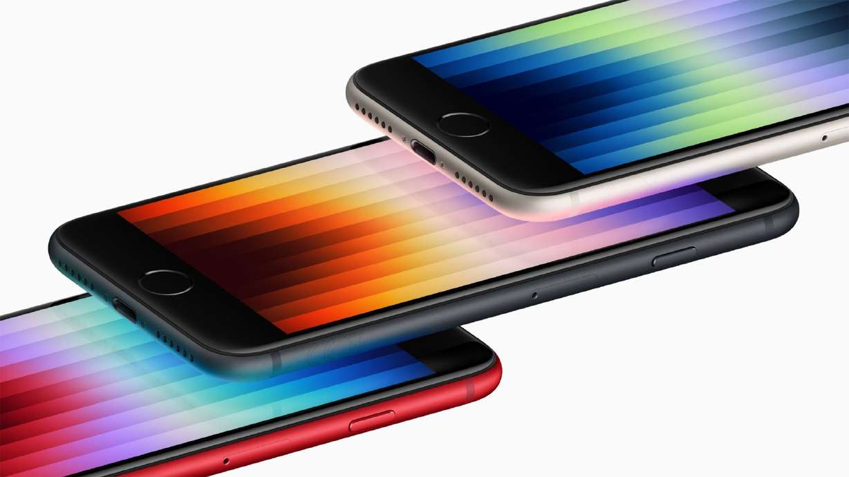 The next-generation iPhone SE featuring the A15 Bionic chip and 5G is pictured in March. A report published Monday by the ACLU details a sweeping, million-dollar surveillance program undertaken by the Department of Homeland Security that can access billions of location points on hundreds of millions of personal cellphones.