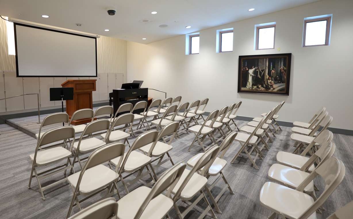 A chapel is pictured in the new Utah State Correctional Facility in Salt Lake City on Thursday, June 30.