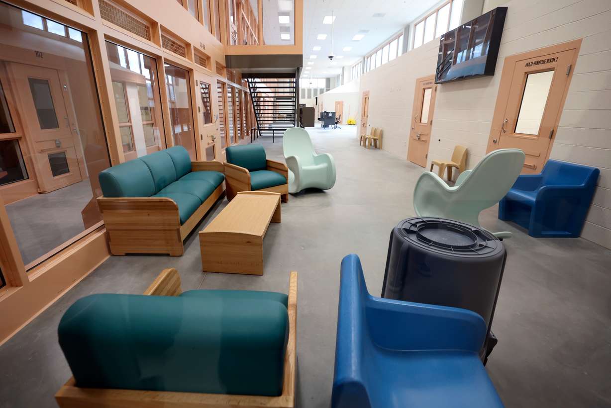A medical and mental health unit is pictured at the new Utah State Correctional Facility in Salt Lake City on Thursday, June 30.