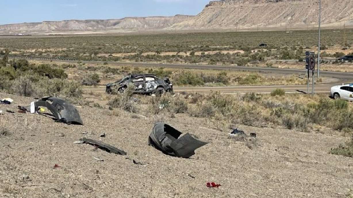 One person died following a rollover crash near Crescent Junction in Grand County on Friday, the Utah Highway Patrol said.