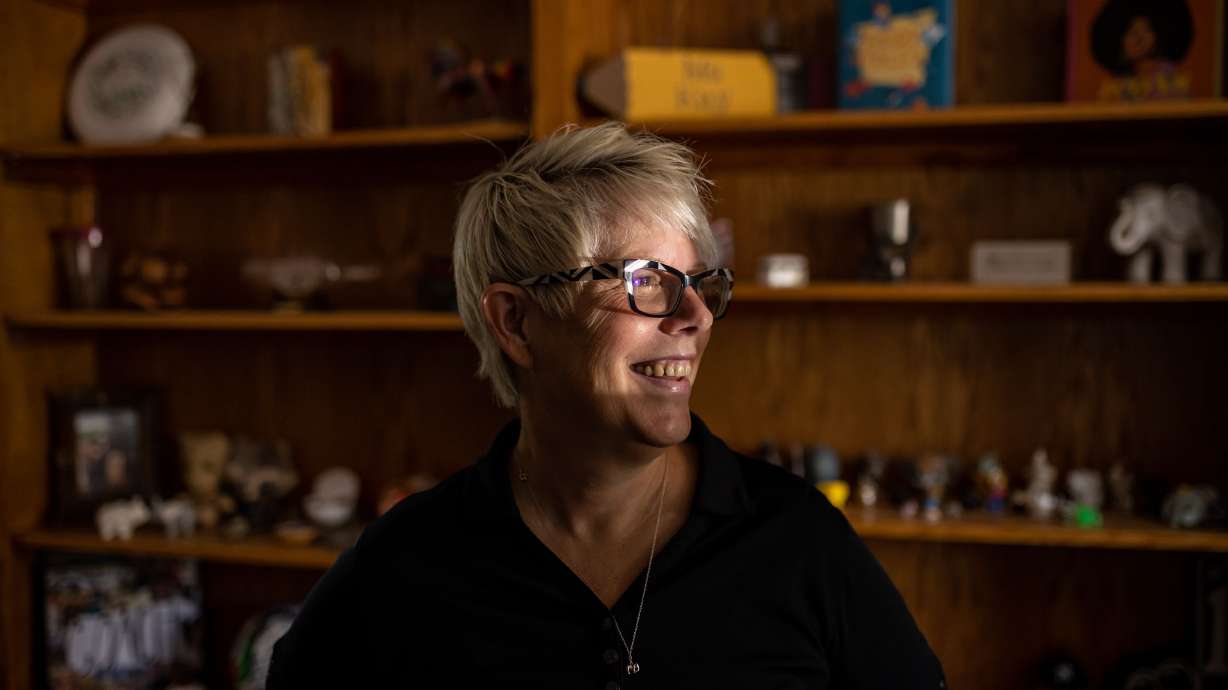 Grand County School District Superintendent Taryn Kay poses for a photo at the district’s offices in Moab on Friday. A recent study found found that while 72% of K-12 educators were women, just 13% of school superintendents were women. Kay is 1 of 6 female superintendents in Utah.