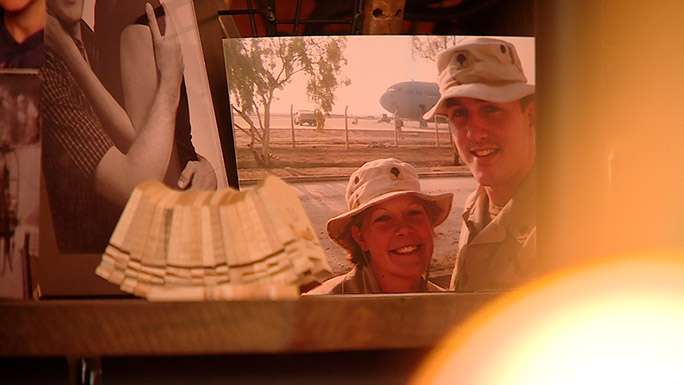 Chris Hobson, after suffering PTSD from a tour in Iraq, opened a violin shop in St. George, Utah.