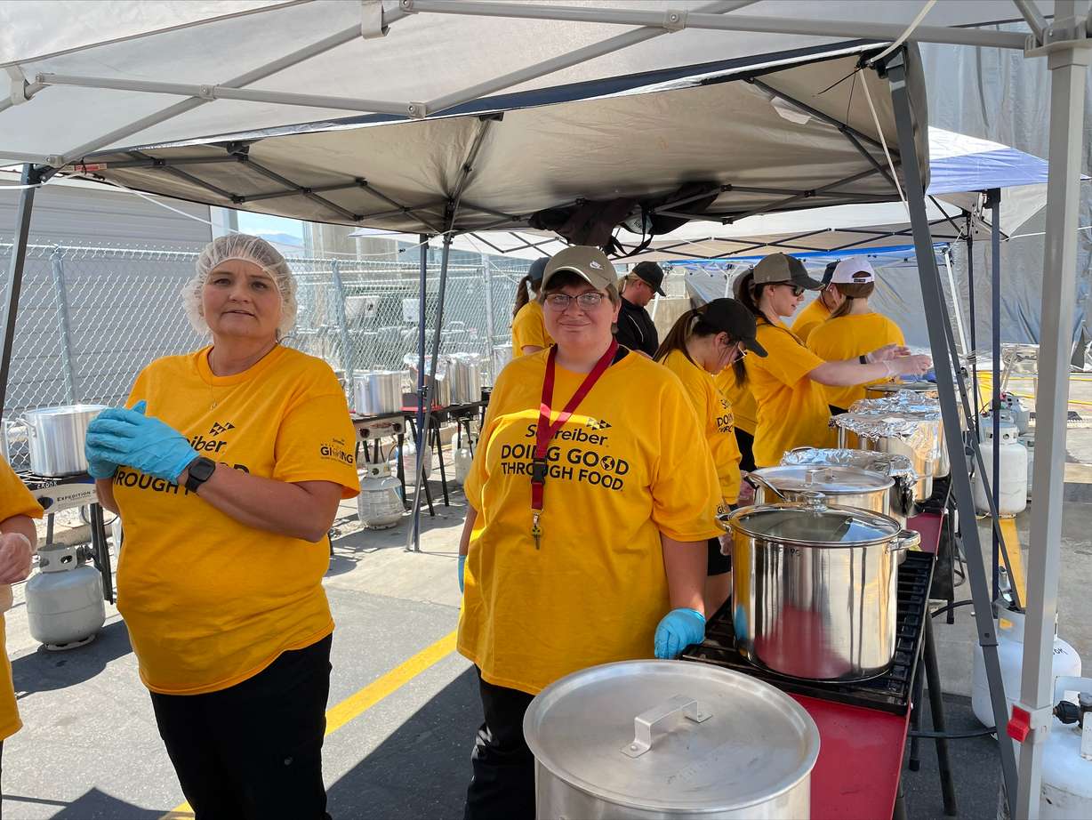 The new world record for the largest bowl of macaroni and cheese was set in Logan on Friday, where a company made 4,700 pounds of it.